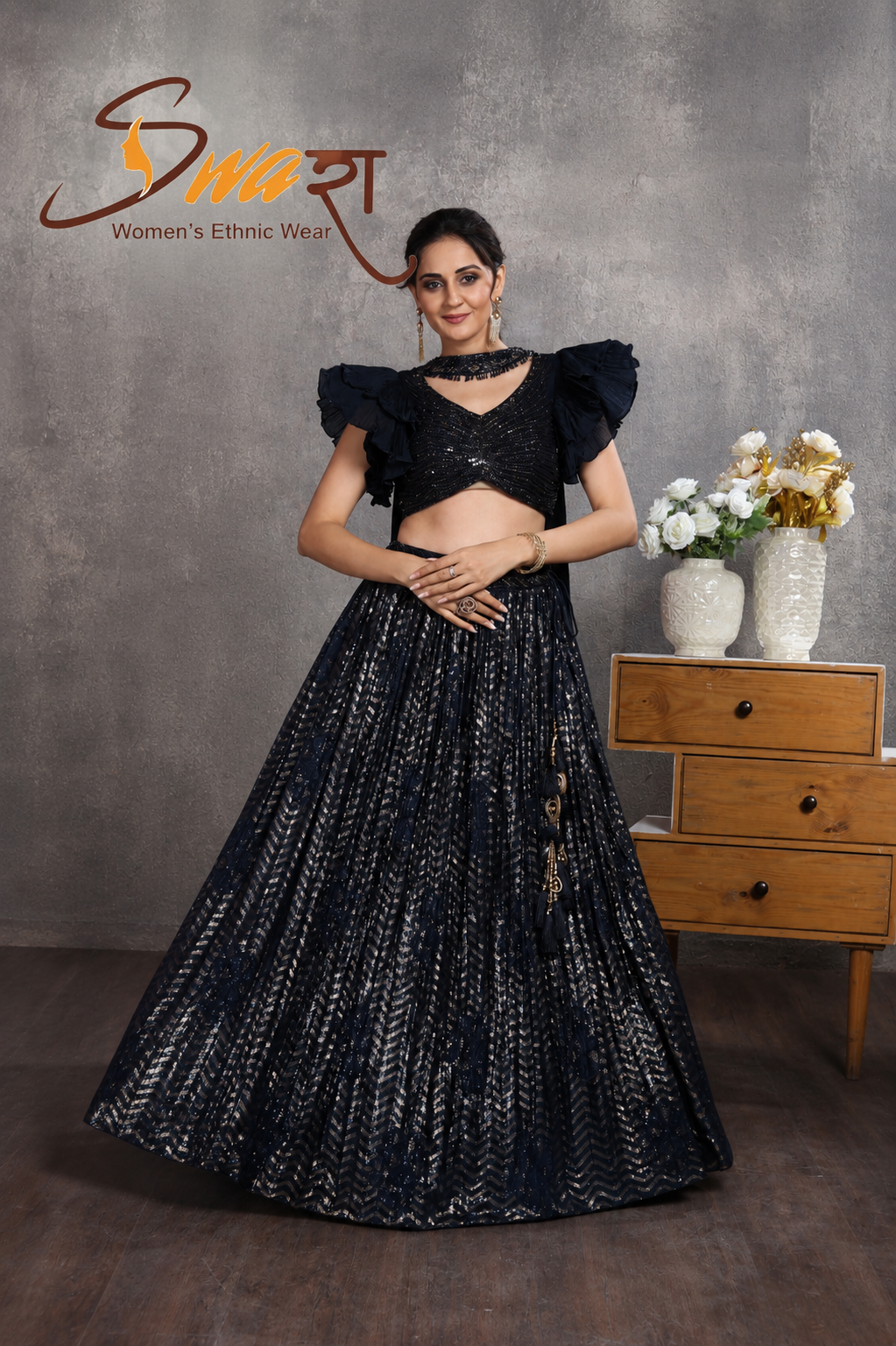 Anika Bell-Sleeve Gown